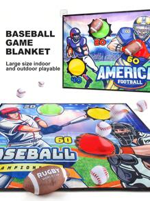 Outdoor Beach & Lawn Baseball Practice Throwing Exercise Baseball Set, Soft Baseball Indoor Training Set With Cloth Material, Set A - Multicolor - View 3