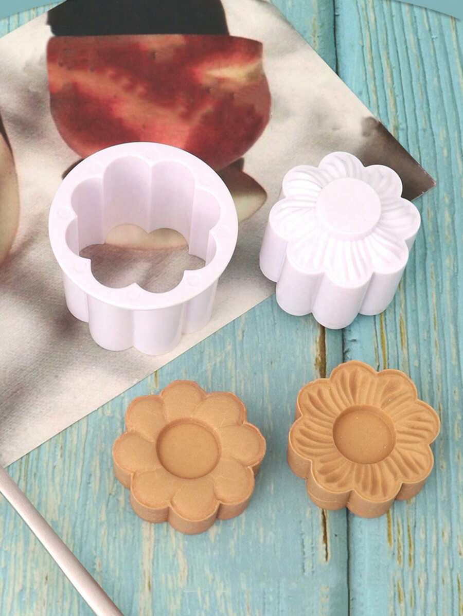 1pc Detachable Double-Sided Printed Biscuit Mold