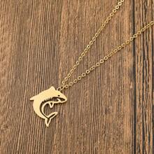 跨境新品鲨鱼项链街头设计个性嘻哈潮流不锈钢吊坠项链 - 項鍊 - 查看 5