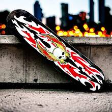 Patineta / Skateboard Chica para Niños 3-6 Años Diferentes Modelos - Rojo y blanco - Ver 2