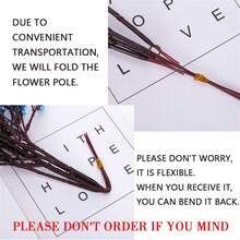 1 Pc Faux Flower Fake Babys Breath Flower Bulk Artificial Gypsophila Bouquet Silk Floral For Home Kitchen Bedroom Festival Wedding Xmas Party Decor - Light Purple - View 5