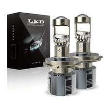 2入組h4 H7 Led 小型投影機鏡頭 H11 Led Canbus 9005 Hb3 9006 Hb4 40000lm 汽車頭燈燈泡 6500k 燈 12伏 24伏 Lhd - 黑色 - 查看 2