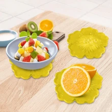 Grands moules en silicone en résine, moules en silicone pour sous-verres en fleurs, moules de coulée en résine époxy pour fleurs pour le DIY, la décoration de la maison, le plateau de service