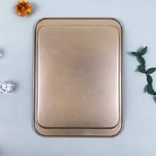 1 件 9.4 英寸金色碳钢烤盘，烤箱友好型饼干托盘 - 金色 - 查看 5