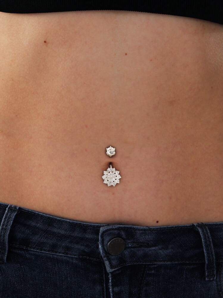 Sunflower belly button ring online