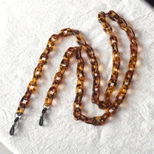 1PC Glasses Chain Decorative Chain Suitable For Men And Women, Glasses Strap Eyeglass Holder Glasses Accessories - Yellow - View 2