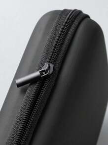 1入時尚簡約純色EVA材質裝飾字母通用數字存儲袋，男女均可使用，可用於存儲耳機和充電寶，數據線，情人節禮物，商務，旅遊，學校，辦公室，旅行必備品，旅行配件，旅行整理袋 - 黑色 - 查看 9