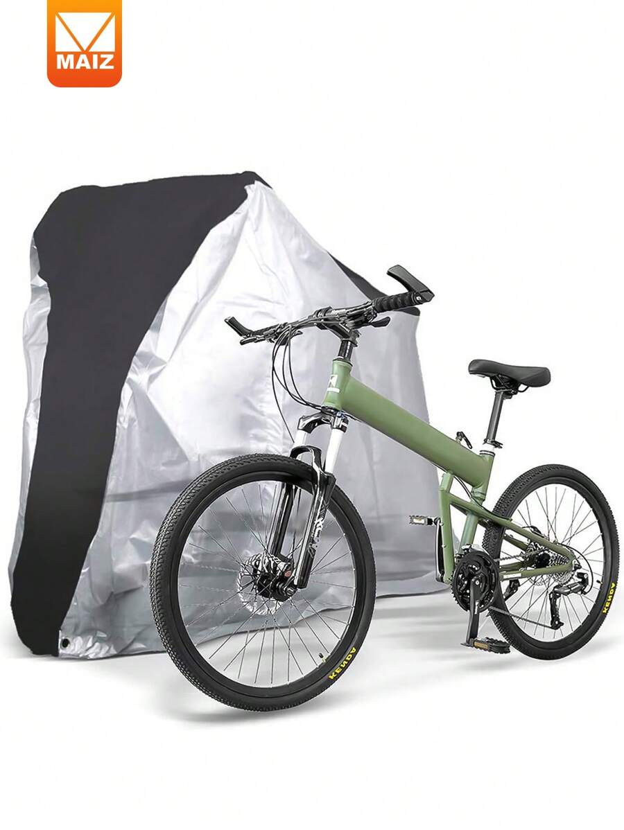 Funda Para Bicicleta Ajustable Con Espacio Para Dos Bicicletas - Gris - Ver 1