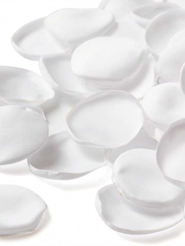 100pcs Artificial White Rose Petals Best Gifts,Wedding Decor,Home Decor ,Room Decor Birthday Graduation Birthday Decorations Party Decorations Bachelorette