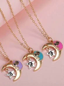 3 Unids/set De Collares Sloth Best Friends Forever, Regalo Perfecto Para Hijas Y Mejores Amigas - Multicolor - Ver 2