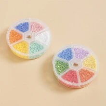 2pcs 5D Diamond Painting Box Organizer - 6 Cases For DIY Embroidery Accessories And Tools - Keep Your Kits Tidy And Easy To Find - White 6 - View 1