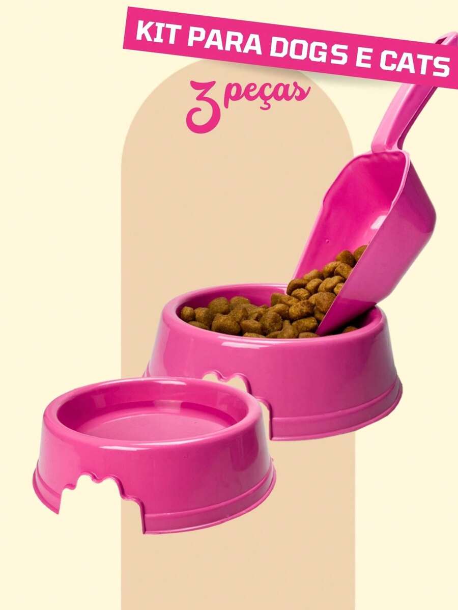 Pet Feeders - 粉色 - 查看 1