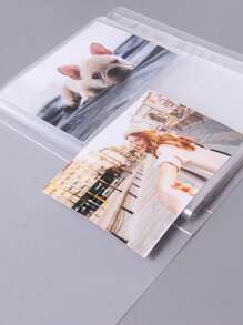 K-Pop Fotoalbum, Kartenalbum, Sammlungsalbum, kratzfeste transparente Abdeckung Notizbuch, Postkartenbuch, Poesiealbum, Erinnerungssammlung Schule wieder los, Schule wieder los, Schulmaterial