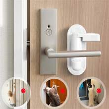 1pc Ordinary Safety Lock, White Door Lock Protector, Housewares