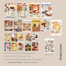 復古卧室牆飾壁貼寢室壁卡貼畫 - 金色 - 查看 1