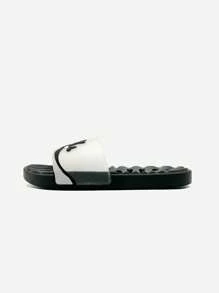Sandalias Planas De Dibujos Animados Lindos Antideslizantes Huecas De Mujer, Zapatillas De Masaje Estilo Coreano Para Hombres Para Ducha Interior De Hogar, Secado Rápido, Prevención De Olores, Prevención De Fugas De Agua, Sandalias De Verano Para Parejas De Familias De Playa. [tamaño Pequeño, Por Favor, Pida Una Talla Más]