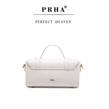 1 件 Pu Baguette 劍橋包,時尚復古蟒蛇皮經典斜挎法棍包,適合在生日假期送給媽媽、姐妹和妻子禮物 - 白色 - 查看 4