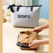 1個韓風化妝、洗漱用品整理袋,便攜式午餐盒與小吃袋手提包,適用於工作和旅行 - 彩色 - 查看 10