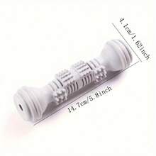 1pc Dog Teeth Cleaning & Molar Toy Dumbbell Shaped With Four Teeth And Anti-Wear Design - Orange - View 6