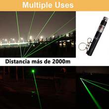 Puntero Láser Verde,Puntero Laser Alta Potencia,Apuntador Laser para Presentaciones,Puede Cambiar Una Patrones, Carga USB, Uso en Exteriores,Juguetes para Gatos,Presentador Inalámbrico,etc. - Verde - Ver 5