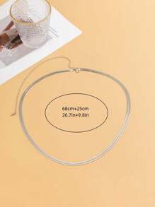 1pc Fashionable Minimalist Layered Waist Chain For Women For Daily Decoration