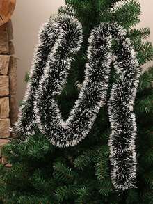 2入組,78.7英尺聖誕花環樹裝飾,綠色有雪花飾品,適用於聖誕婚禮生日派對裝飾、房間裝飾、美學房間裝飾、臥室裝飾、家居裝飾、房屋裝飾 - 2pcs/set - 查看 6