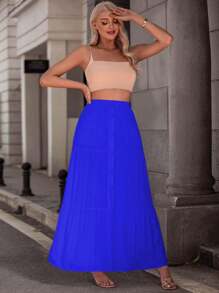 Women Skirts - Xanh đậm - Xem 4