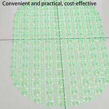 1pc Bathroom Non-Slip Mat, With Suction Cups Anti-Slip Floor Rug - Green - View 4