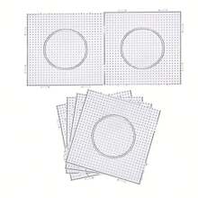 Pana-beads 4pcs 14.5*14.5cm Large Plastic Template Board For Kids Puzzle DIY Handicrafts, 5mm Fuse & Perler Beads, Beading Supplies, Beading & Jewelry Making
