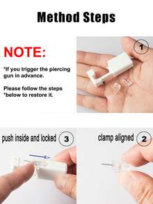 1pc Disposable Colorful Sterile Piercing Unit For Gem Nose Studs Nose Piercing Gun Body Jewelry Piercer Tool Machine Kit - Multicolor - View 5