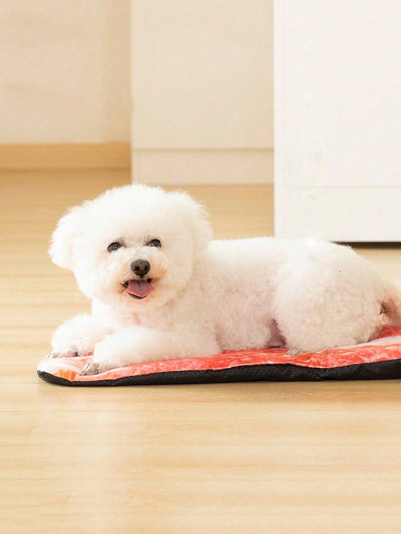 1pc Multicolor Simulation Pork Pet Bed Pad For Small & MediumSized Dogs & Cats, Suitable For