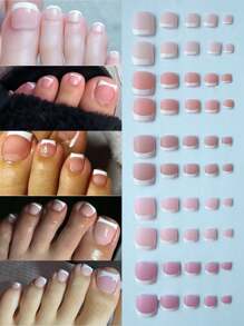 Elevate Your Style With  5 Style (150pcs) ,Light Apricot, Coral Powder, Light Coffee, Light Pink, Light Purple Short Square  Shaped Matte  Fashionable Wearable False Finger Toenail Nails . Press On Nails,  Nails Tool & 5pcs Nail File & 5Nail Glue Sticker Kit Nails For Girl Mother Women Gift And Nails Supplies &Wholesale ,Whitening Nail Art Set With Detachable Fake Nails For Festival, Party, Date And Daily Wear