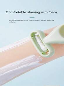 1個便攜式美容院小剃刀,無感剃除腋下多餘毛髮 - 綠色 - 查看 1