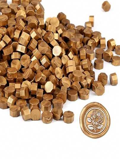 150顆於盒中的紫紅色金屬波爾多紅酒蠟印章珠,適用於卡片、信封、婚禮邀請函、酒瓶包裝、禮品等多種場合的理想裝飾品。