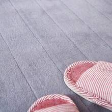 1pc Thickened Bathroom Non-Slip Absorbent Entrance Floor Mat, Striped Kitchen Rug For Indoor Entryway Decor Bathroom Kitchen Decor - Burgundy - View 4