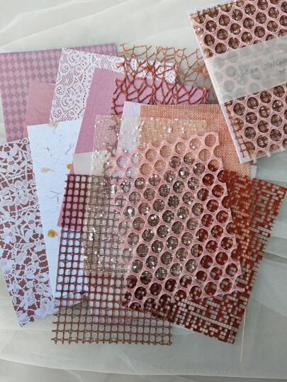 1 Packung Mit 15 Blättern 'light Dream' Serie Ins Journal Diy Material Papier