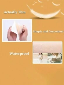 #01/8pcs/Set Tattoo Cover Up Tape, Skin Colored Scar Concealer, Suitable For Birthmarks, Vitiligo And Other Skin Conditions, Perfect For Light Skin. - Apricot - View 7