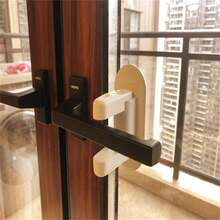 1pc Ordinary Safety Lock, White Door Lock Protector, Housewares