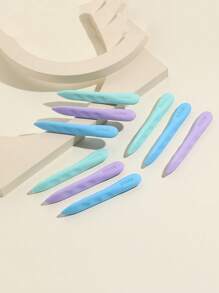 3件/6件/10件/20件/100件纸盒彩色橡皮擦，碎屑少的干净橡皮擦，小学生返校奖品 - 彩色 - 查看 7
