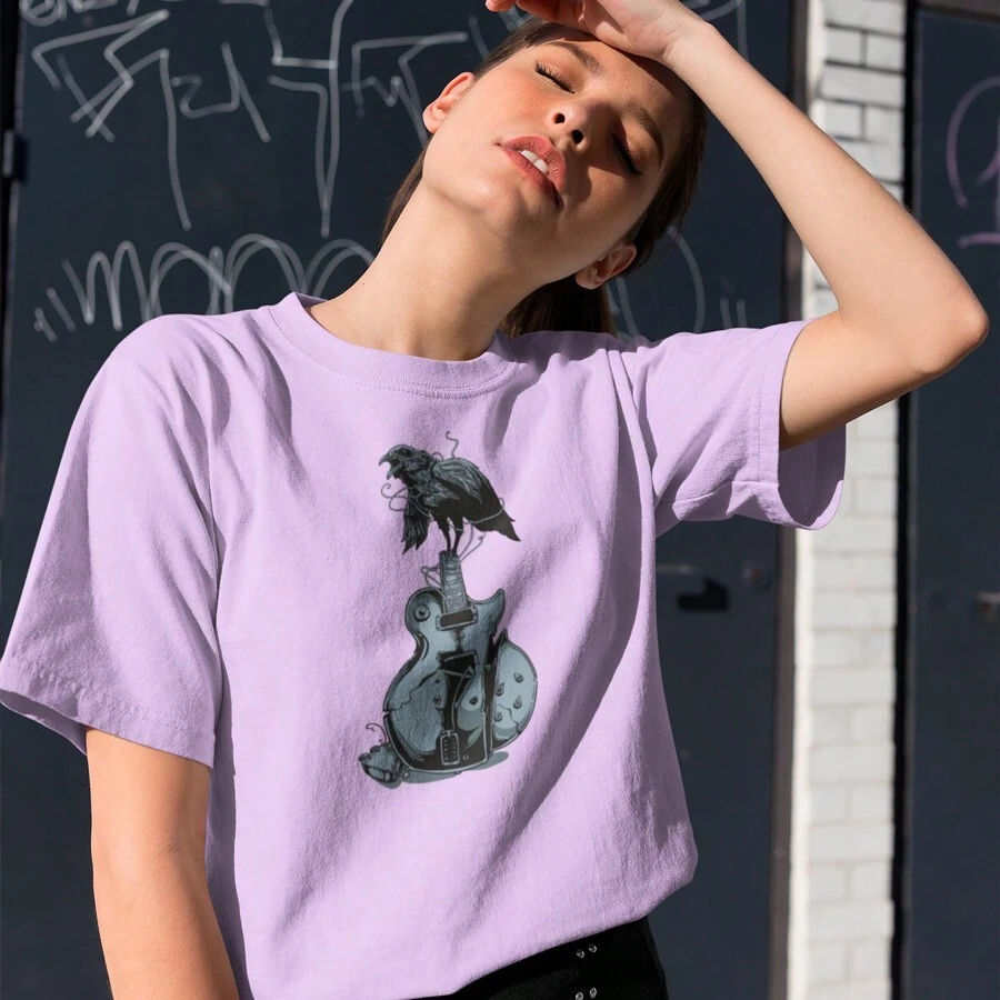 Women T-Shirts - Màu tím - Xem 1
