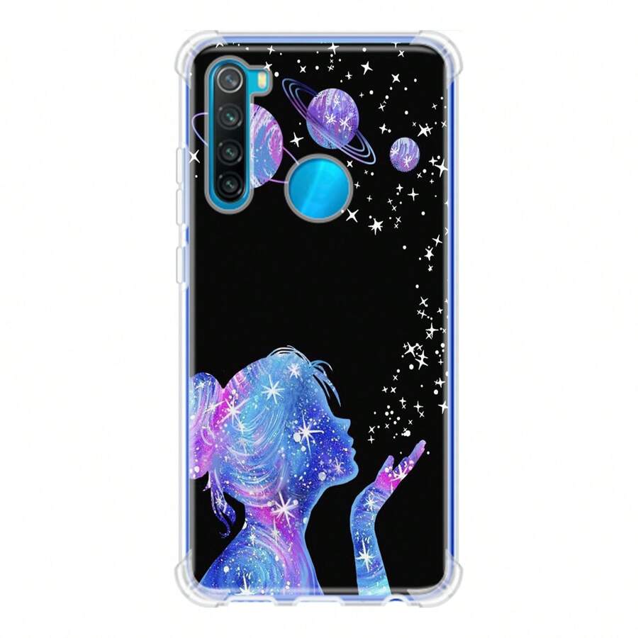 Capa Capinha De Celular Compatível com Xiaomi Redmi Note 8 Mi Personalizada Cor:1149 - Preto - Visão 1