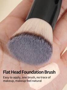 MAANGE 3 Stück professionelles Gesichtsbürsteset mit Transportkoffer, Foundation Pinsel, Wimpern- & Augenbrauenpinsel, Blending- & Lidschattenpinsel, Make-up Werkzeuge mit weichen Fasern für einfachen Transport, Pinsel für unterwegs