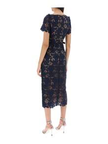 Self-Portrait 女士连衣裙 蓝色 RS24126MBLNAVY - 藍色 - 查看 3