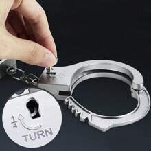 1 st. Nieuwe TPR zachte handboeien speelgoed voor politie en dief rollenspel, nieuwigheid stressverlichting rekwisiet, veilig materiaal, politie kostuum, politie, Halloween kostuum, politie kostuum, Halloween