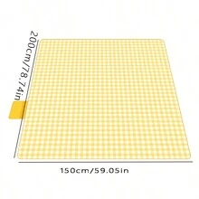 1pc Picnic Mat Waterproof & Thick Outdoor Camping Tent Mat For Picnic, Beach - Yellow - View 8