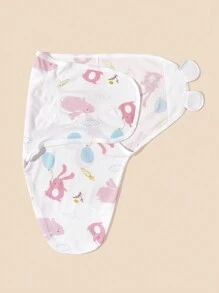 3pcs Caps And 3pcs Swaddle Blankets Set, Suitable For Infants Love Valentine