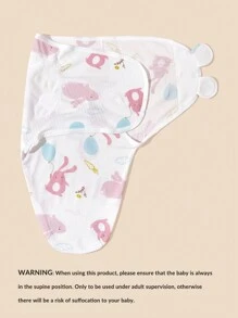 3pcs Caps And 3pcs Swaddle Blankets Set, Suitable For Infants Love Valentine