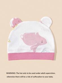 3pcs Caps And 3pcs Swaddle Blankets Set, Suitable For Infants Love Valentine
