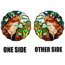 1pc Fox Pattern Garden Suncatcher Decor, Acrylic Sun Catcher Wall Window Yard Tree Ornament For Outdoor Indoor Home Decorations - Fox - View 6