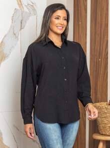 Women Blouses - màu đen - Xem 3